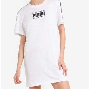 PUMA white t shirt dress